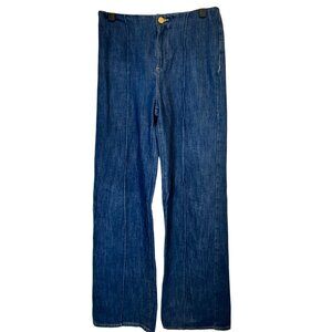 2/$30 Zara Womens Size 0 Flare Blue Denim Jeans